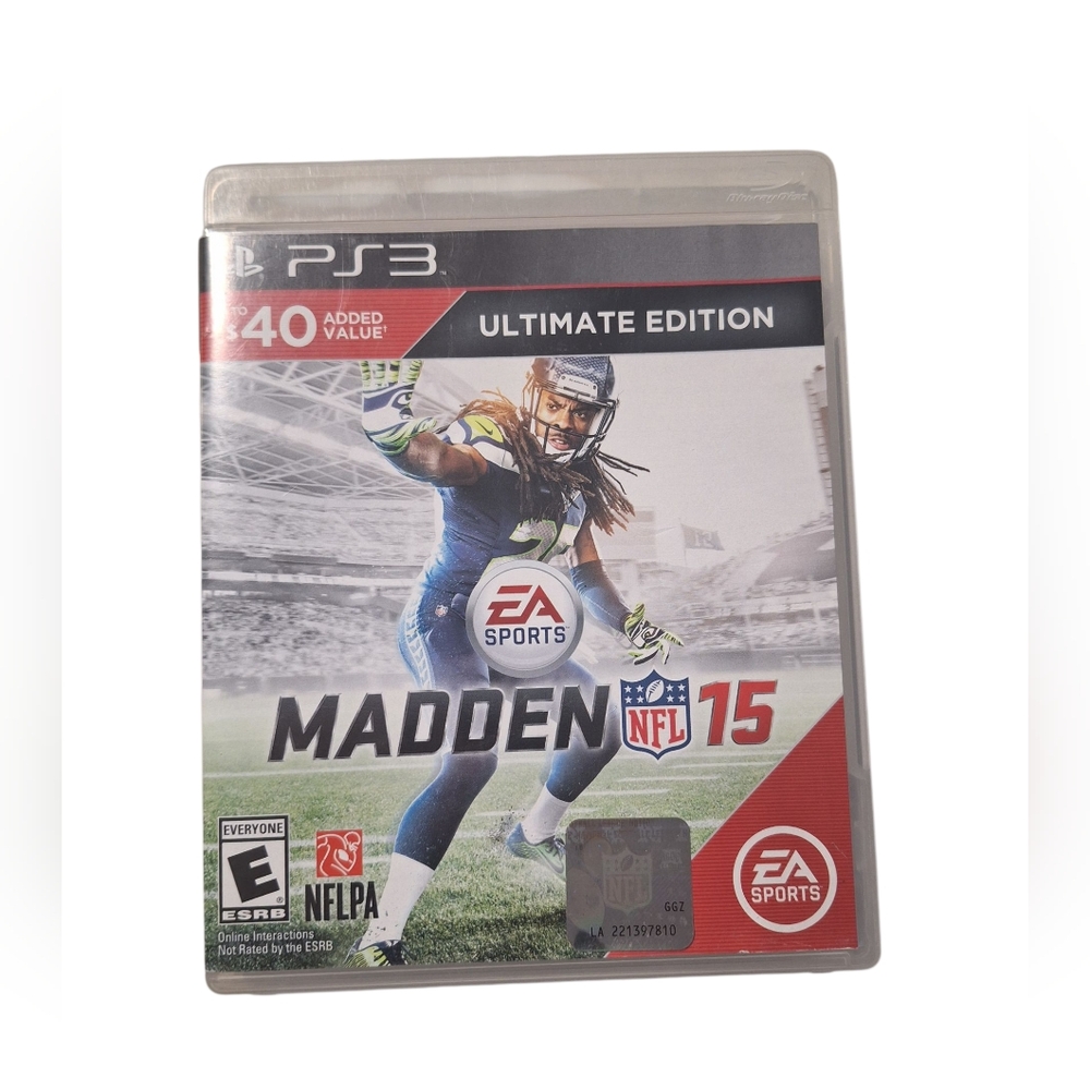 EA Sports Madden NFL 15 Ultimate Edition for PS3 - Red and Gray